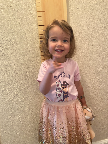 Surfs Up Girl Organic Cotton Tee